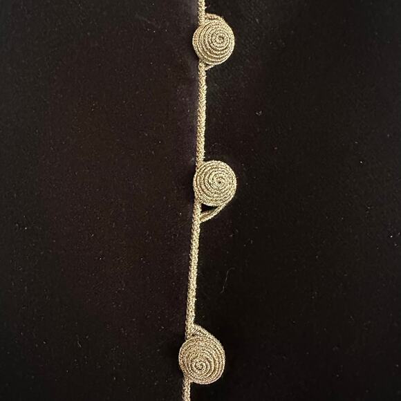 Saint Laurent Rare Russian Velvet Midi Vest size FR 34 Caftan Cotton - Picture 10 of 16